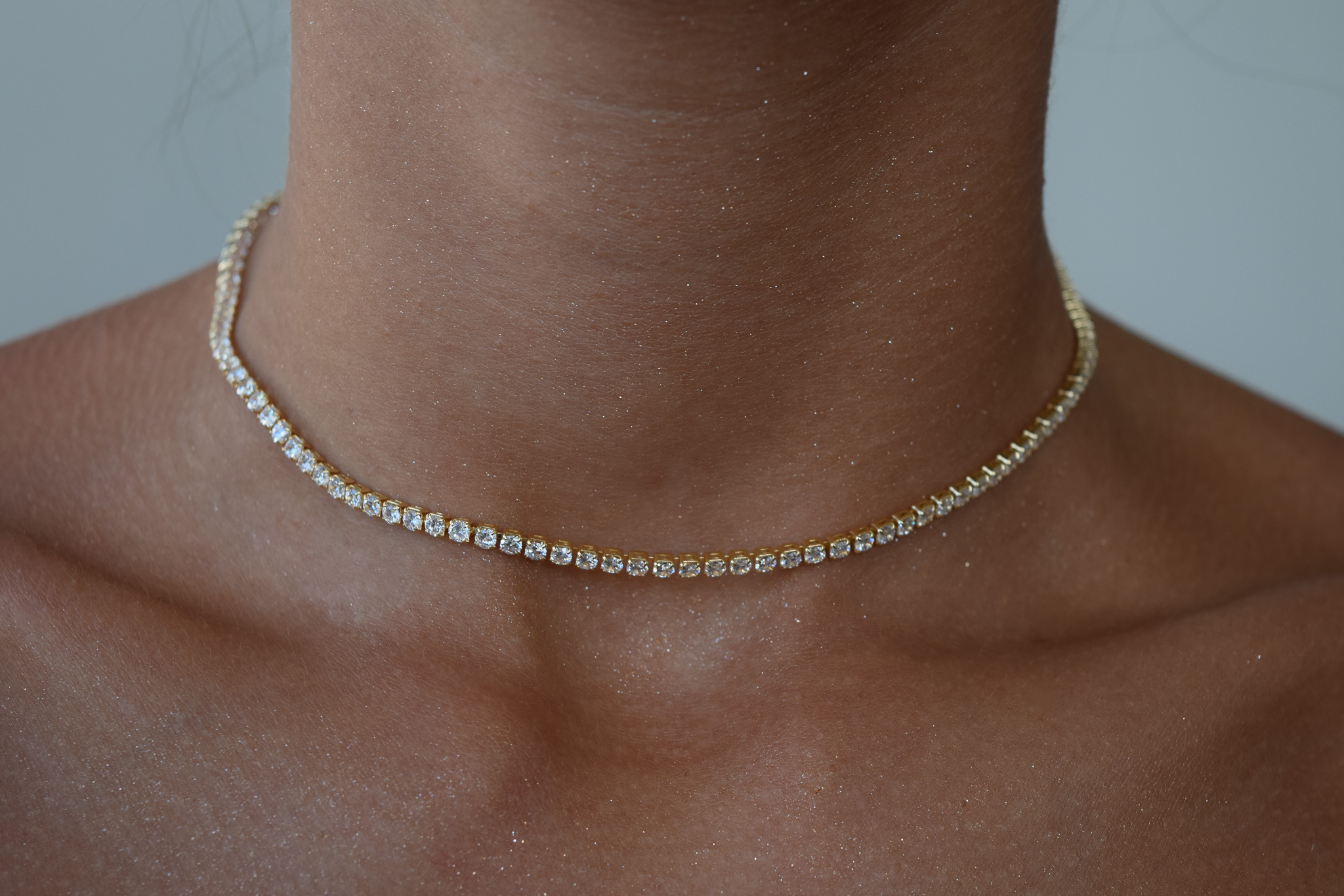 Choker Riviera dourada - Imagem 3