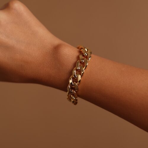 Pulseira elos largos