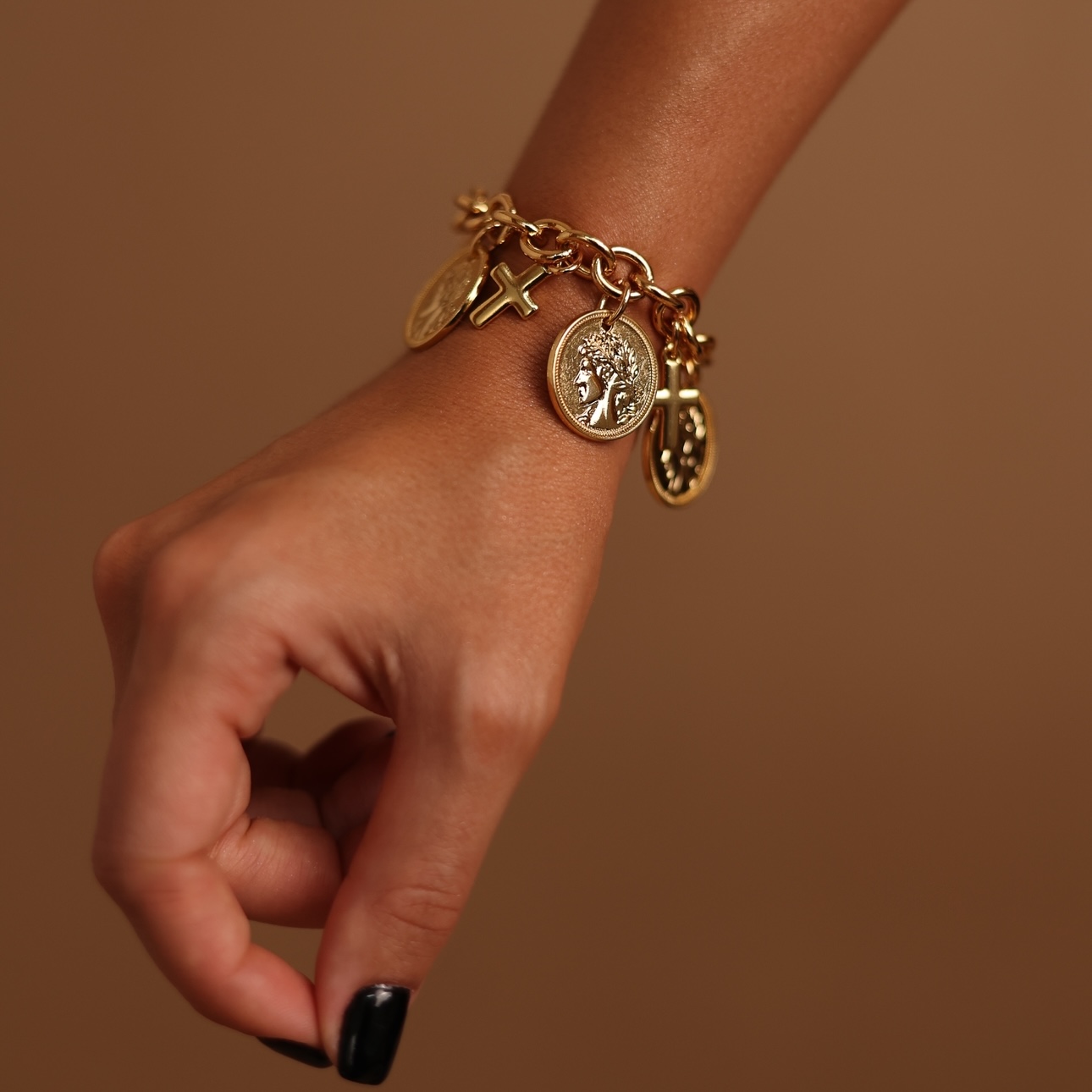 Pulseira moedas