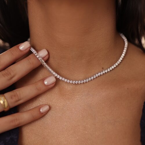 Choker riviera - prata 925