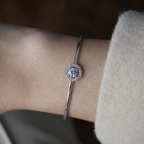 Bracelete em moissanite